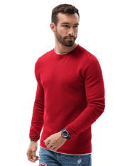 OMBRE Pánský svetr E121 - červená - L
