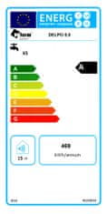 Wterm  elektrický průtokový ohřívač DELPO 5,5 H s baterií nad dřez, umyvadlo. Příkon 5,5kW