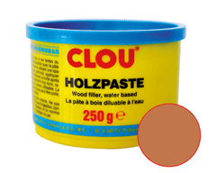 Holzpaste, tmel na dřevo, k trvalé opravě poškození a spár na dřevě, 250 g - 10 ořech, také pro přírodní ořech, teak, kambalu 