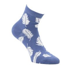 RS dámské bavlněné kotníkové barevné ponožky s peříčky 4-pack 6301022, 39-42