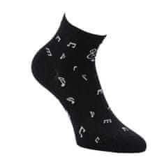 RS dámské bavlněné kotníkové vzorované ponožky noty 6300922 4-pack, 39-42