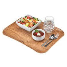 Cambro Wood podnos 35,5 × 45,7 cm, hnědá oliva