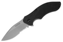 Kershaw 1605ST CLASH Half-Serrated kapesní nůž s asistencí 7,6 cm, černá, GFN