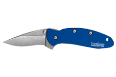 Kershaw 1670NBSW BLUR kapesní nůž 5 cm, modrá, hliník, Stonewash