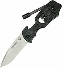 Kershaw 1920 SELECT FIRE multifunkční nůž 8,6 cm, černá, GRN, držák na bity, pravítko