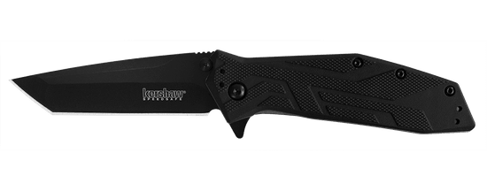 Kershaw 1990X BRAWLER kapesní nůž s asistencí 7,6 cm, celočerný, GFN