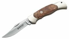 Böker Manufaktur 113002TH Optima Thuja kapesní nůž 9 cm, dřevo Thuja