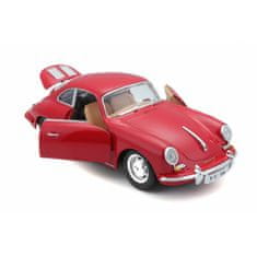 BBurago 1:24 Porsche 356B Coupe (1961) červená