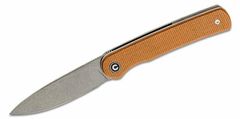 Civilight C20010B-A Stylum Front Flipper Brown kapesní nůž 7,5 cm, hnědá, Micarta