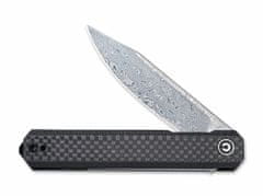 Civilight C2003DS-1 Exarch Damascus kapesní nůž 8,2 cm, damašek, tmavá, G10, uhlíkové vlákno