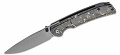 Civilight C2106A Imperium Stonewash CF/Golden kapesní nůž 8,8 cm, uhlíková vlákna, zlato