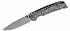 Civilight C2106B Imperium Stonewash CF/Silvery kapesní nůž 8,8 cm, uhlíkové vlákno, stříbro