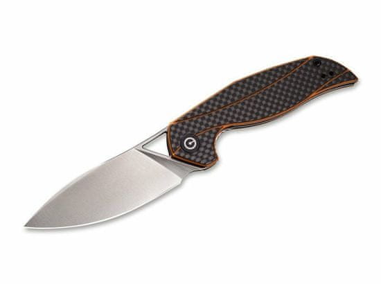 Civilight C903A Anthropos Orange kapesní nůž 8,2 cm, černo-oranžová, uhlíkové vlákno, G10