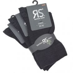 RS klasické hladké bambusové antibakteriální ponožky se Sorbtekem 31001 9-pack, 39-42