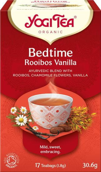 Yogi Tea Bio Čas ke spánku Rooibos Vanilka 17 x 1,8 g