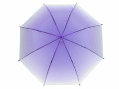 Kraftika 1ks fialová lila dámský / dívčí vystřelovací deštník ombré,