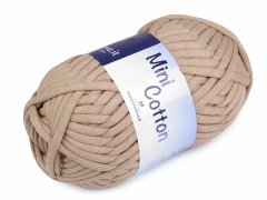 Kraftika 1ks béžová příze pletací mini cotton 250 g, silné ostatní