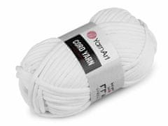 Kraftika 1ks (751) bílá pletací příze cord yarn 250 g