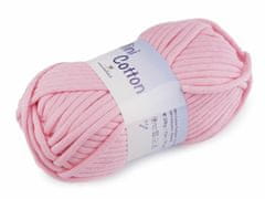 Kraftika 1ks (19) růžová světlá příze pletací mini cotton 250 g