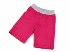 Kraftika 1ks (vel. 122-128) pink dívčí dětské bermudy, oděvy