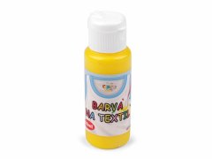 Kraftika 1ks žlutá barva na textil 60 ml, barvy, fixy pomůcky