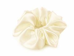 Kraftika 1pc cream nejlehčí satin scrunchie hair tie