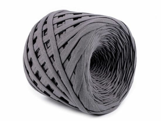 Kraftika 1ks (47) šedá tmavá špagety t-shirt yarn 320-350 g