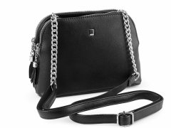 Kraftika 1ks černá kabelka crossbody 15x23 cm, kabelky