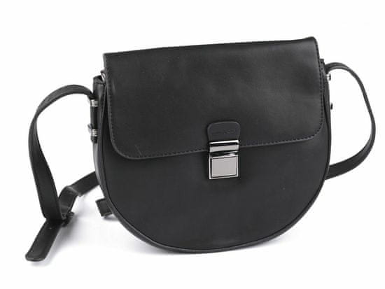 Kraftika 1ks černá kabelka crossbody 23x21 cm, kabelky