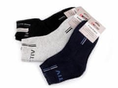 Kraftika 3pár (vel. 43-46) mix pánské bavlněné ponožky thermo