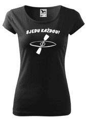 Fenomeno Dámské tričko Sjedu každou - černé Velikost: XL