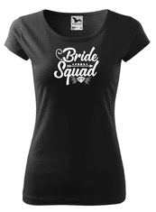 Fenomeno Dámské tričko Bride squad - černé Velikost: XS