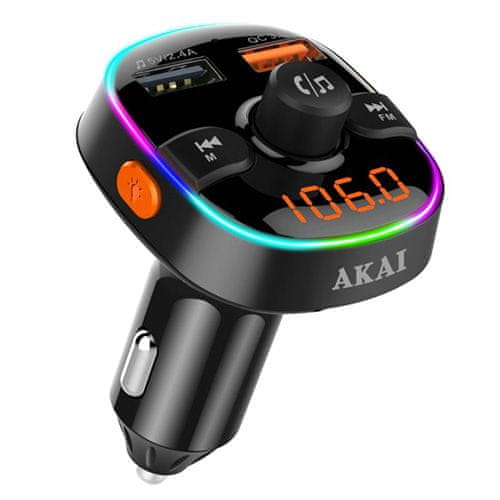 Akai Transmiter , FMT-95BT, bezdrátový, Bluetooth, čtečka MicroSD karet