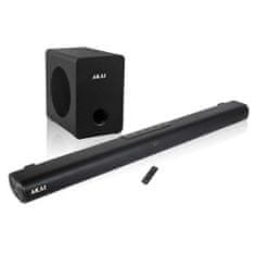 Akai Soundbar , ASB-7WSW, Bluetooth, AUX vstup, USB slot, 140 W