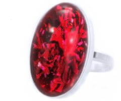 Kraftika Icy flower splash kolekce ruby red crystal