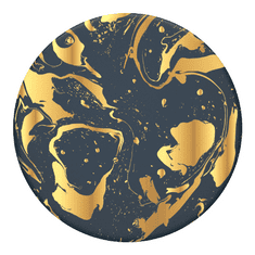 PopSockets PopTop Gen.2, Gilded Swirl, zlatá spirála na černém pozadí, výměnný vršek