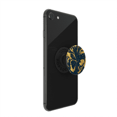 PopSockets PopTop Gen.2, Gilded Swirl, zlatá spirála na černém pozadí, výměnný vršek