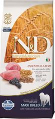 N&D ANCESTRAL GRAIN Dog LG Lamb, Spelt, Oats & Blueberry Adult Medium & Maxi 12 kg