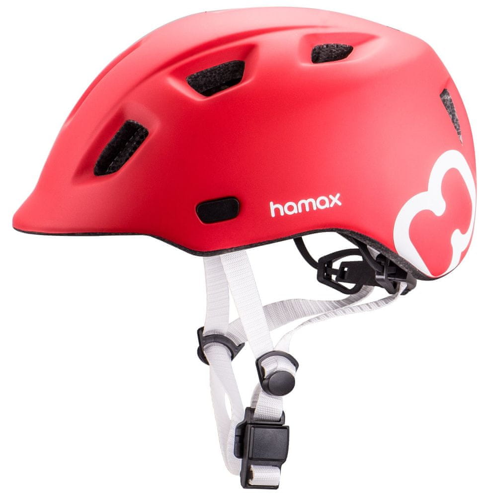 Hamax THUNDERCAP Dětská cyklistická helma červená červená 52 - 57