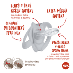 Nuk Dudlík STAR DEN&NOC 6-18m. 2 ks box kluk