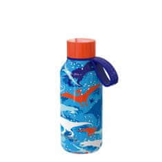 QUOKKA KIDS Nerezová láhev / termoska s poutkem DINOSAURS, 330ml, 40141