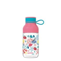 QUOKKA Quokka Kids, Plastová láhev s poutkem Flowers, 430ml, 40158