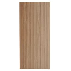 Greatstore Střešní panely 36 ks pozinkovaná ocel světlé dřevo 100 x 45 cm