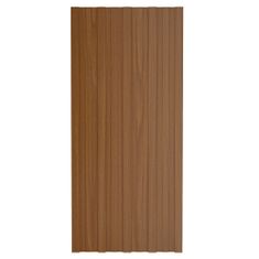 Greatstore Střešní panely 36 ks pozinkovaná ocel hnědé 100 x 45 cm