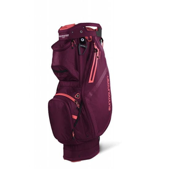 Sun Mountain Golfový bag STELLAR EWP Cart Bag BERRY-CORAL