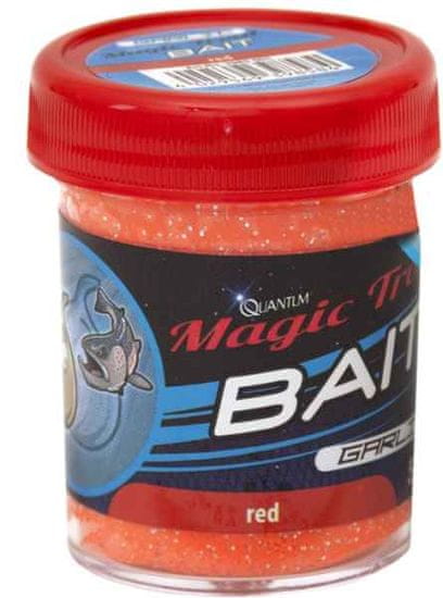 Quantum Trout Bait Garlic 50g barva červená