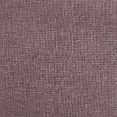 Greatstore Otočná jídelní židle taupe textil