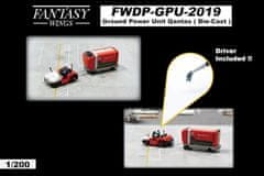 JC Wings Letištní příslušenství - Ground Power Unit Set, Qantas, Austrálie, 1/200