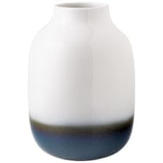 Villeroy & Boch Vysoká modrobílá váza z kolekce LAVE HOME