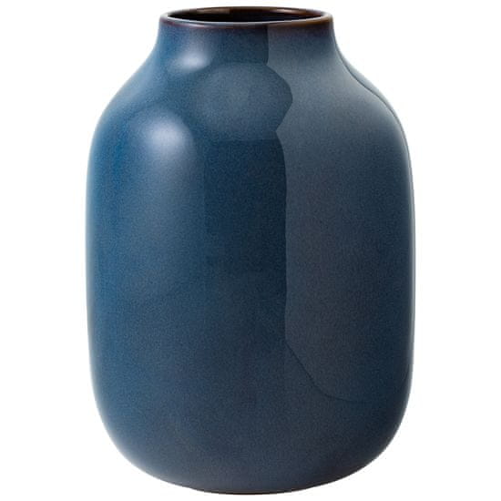 Villeroy & Boch Vysoká modrá váza z kolekce LAVE HOME